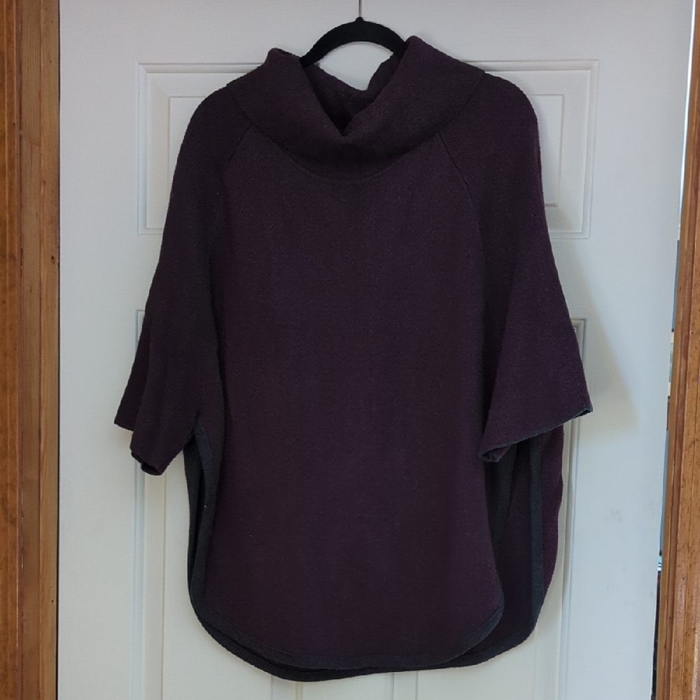 Women's Plum Poncho Sweater by Loft